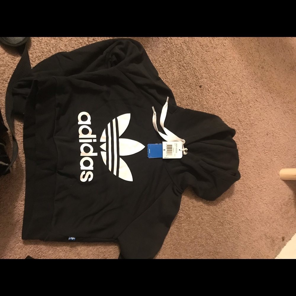 Adidas crop hoodie